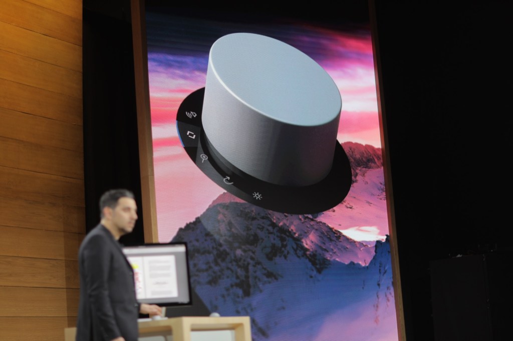 photo of Microsoft shows off a new input method with the Surface Dial image